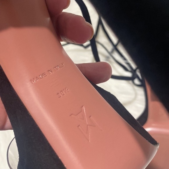 Amina Muaddi Sita ankle tie platform sandal size 38.5EU - Picture 8 of 13